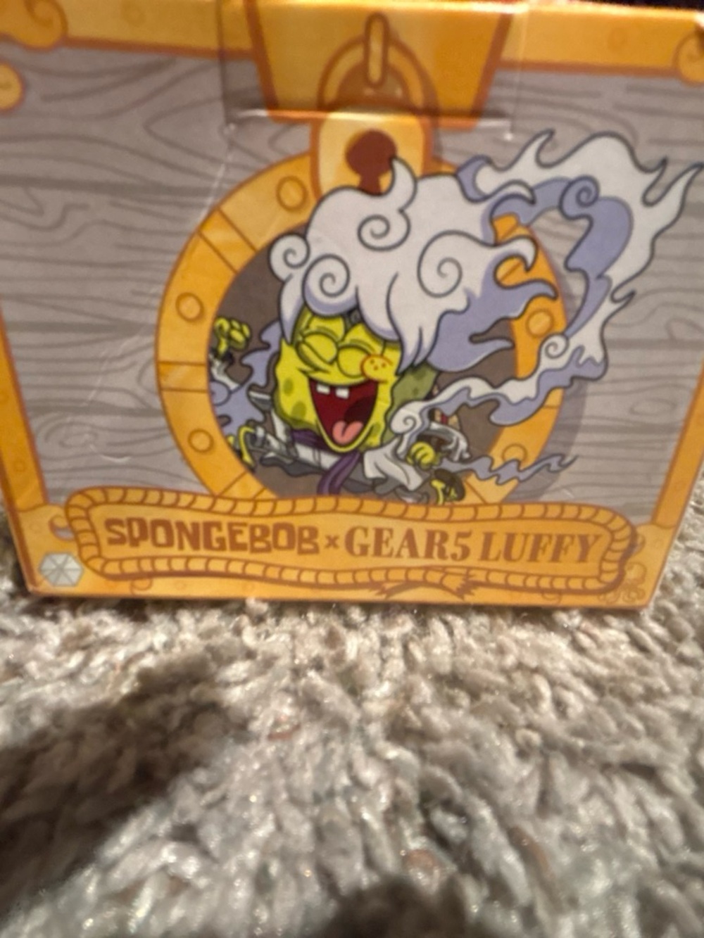 McDonald's Yellow SpongeBob x Gear5 Luffy Collectible Box